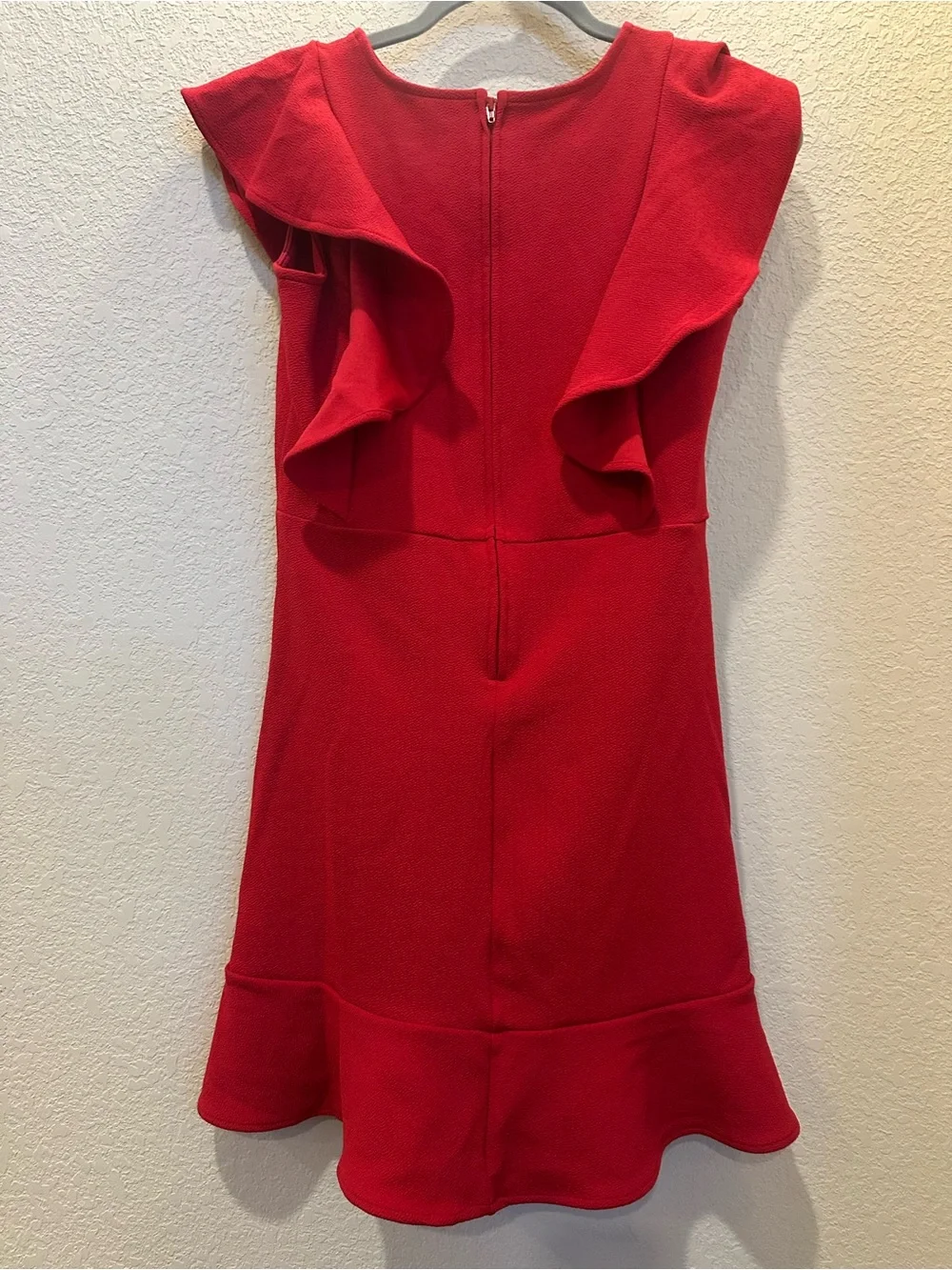 The Children's Place Bright Red Ruffle-Sleeve Mini Dress